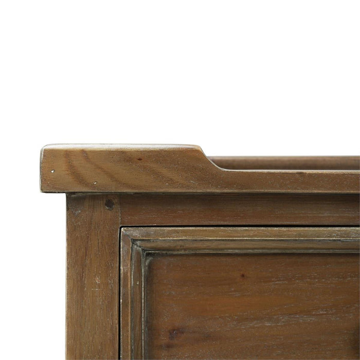 Bramble - Eton 3 Drawer End Table in Straw Wash - 23874STW----- - GreatFurnitureDeal