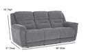 Motion Ease - Knockout Triple Power, Zero Gravity Sofa in Grey - 239-36-14 - GreatFurnitureDeal