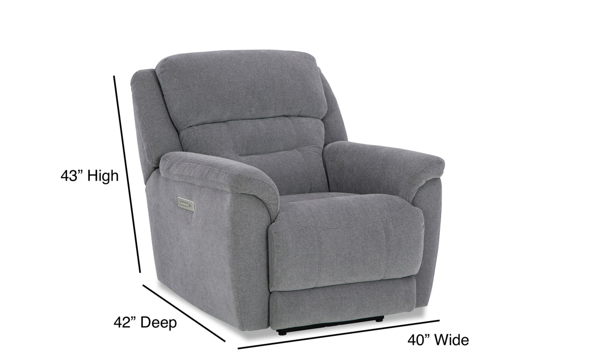 Motion Ease - Knockout Triple Power, Zero Gravity Recliner in Granite - 239-96-14 - GreatFurnitureDeal