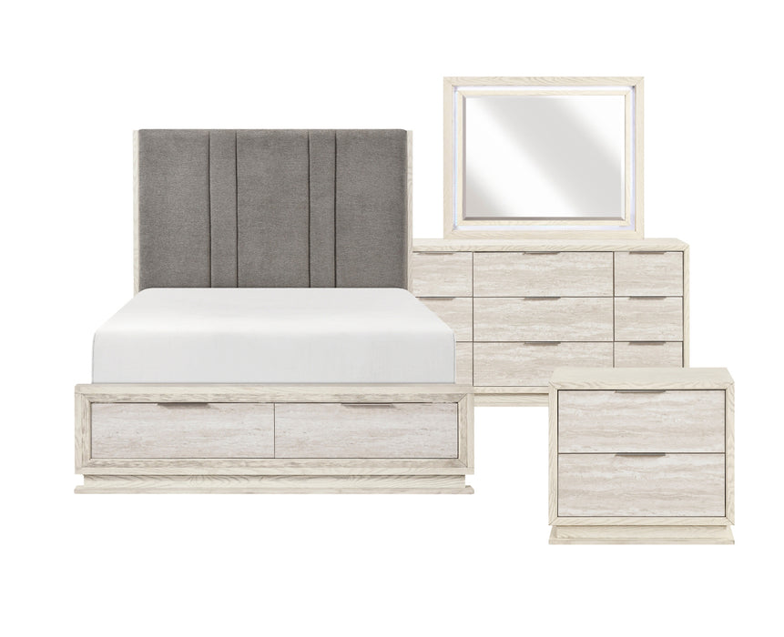 Homelegance - Noctis 3 Piece King Platform Bedroom Set with Footboard Storage - 2391-1EK*3 - GreatFurnitureDeal