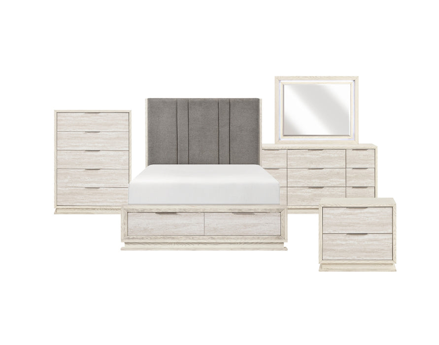Homelegance - Noctis 5 Piece King Platform Bedroom Set with Footboard Storage - 2391-1EK*9 - GreatFurnitureDeal