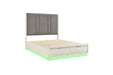 Homelegance - Noctis 3 Piece King Platform Bedroom Set with Footboard Storage - 2391-1EK*3 - GreatFurnitureDeal