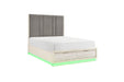 Homelegance - Noctis 3 Piece King Platform Bedroom Set with Footboard Storage - 2391-1EK*3 - GreatFurnitureDeal