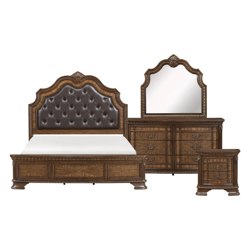 Homelegance - Bridgepoint 4 Piece Queen Bedroom Set in Brown - 2392-1*4 - GreatFurnitureDeal