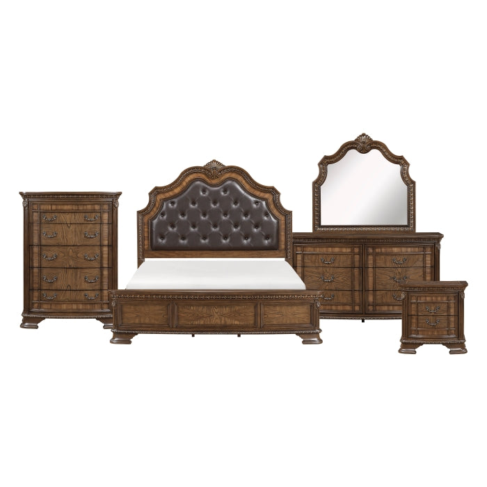 Homelegance - Bridgepoint 6 Piece California King Bedroom Set in Brown - 2392K-1CK-6SET - GreatFurnitureDeal
