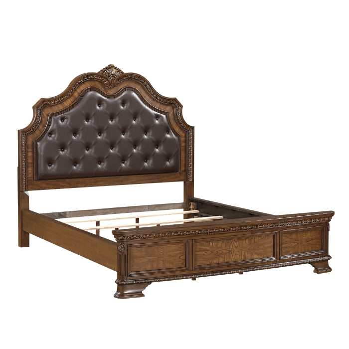 Homelegance - Bridgepoint California King Bed in Brown - 2392K-1CK - GreatFurnitureDeal
