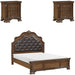 Homelegance - Bridgepoint 3 Piece King Bedroom Set in Brown - 2392K-1EK-3SET - GreatFurnitureDeal