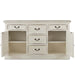 Bramble - Shutter Chest w- 5 Drawers - White Heavy Distressed - 23932WHD - GreatFurnitureDeal