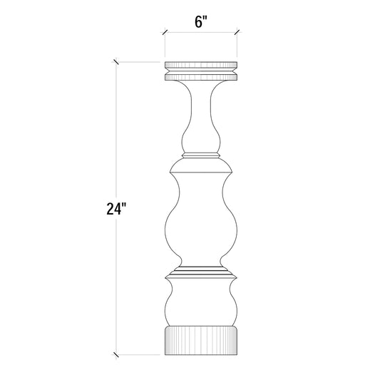 Bramble - Bobeche Candlestick Large - BR-23946 - GreatFurnitureDeal