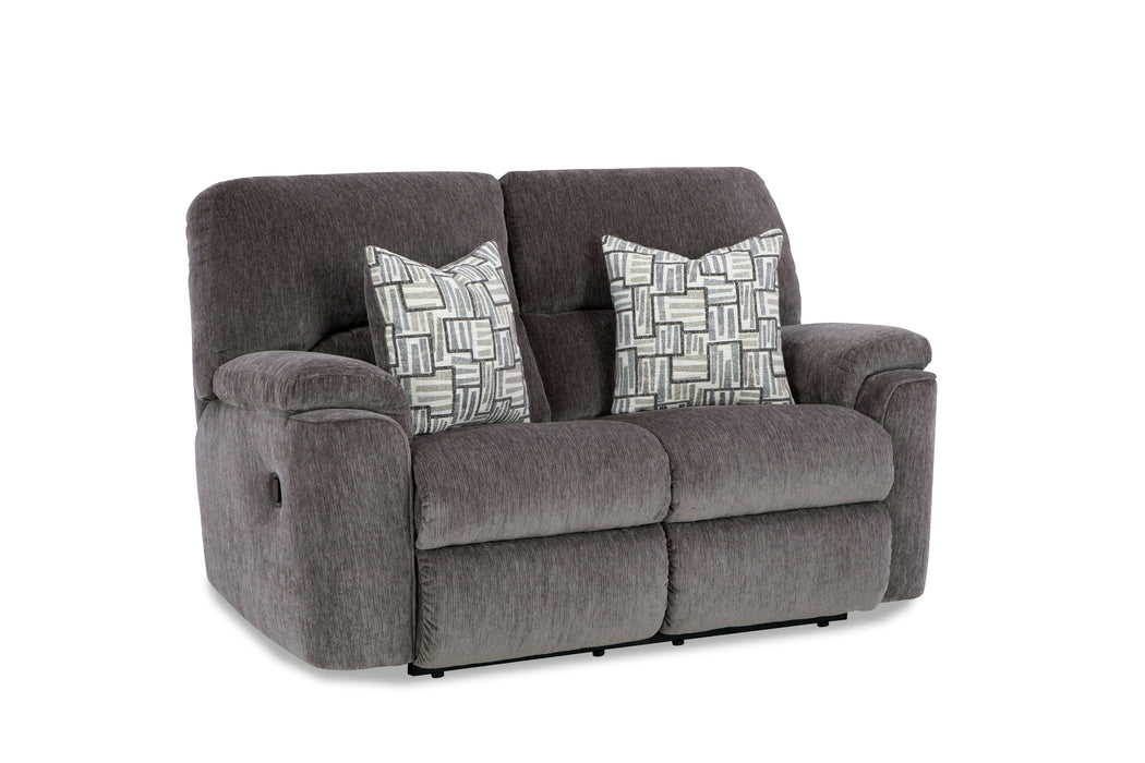 Motion Ease - Payday Loveseat in Pewter - 240-20-14 - GreatFurnitureDeal