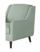 Southern Home Furnishings - Bella Eucalyptus Accent Chair in Green - 240-C Bella Eucalyptus-MTO - GreatFurnitureDeal
