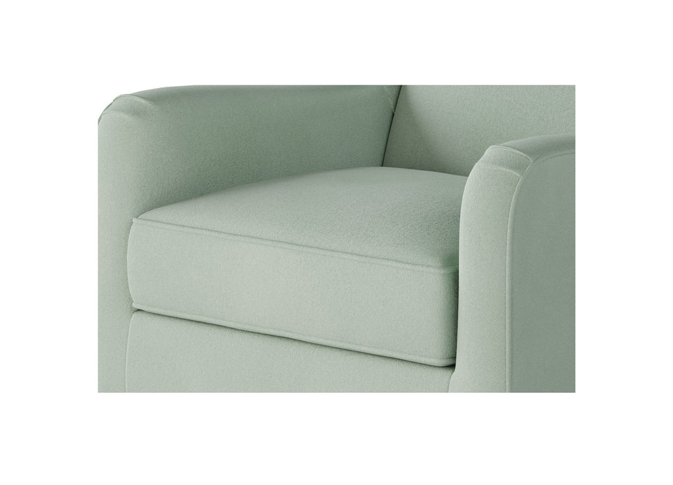 Southern Home Furnishings - Bella Eucalyptus Accent Chair in Green - 240-C Bella Eucalyptus-MTO - GreatFurnitureDeal