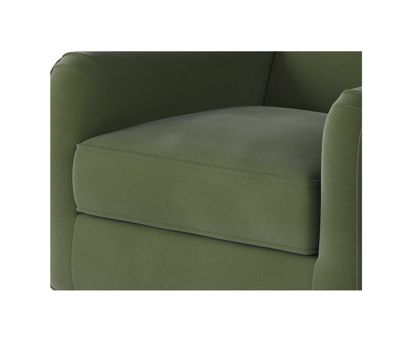 Southern Home Furnishings - Bella Forest Accent Chair in Green - 240-C Bella Forest-MTO - GreatFurnitureDeal