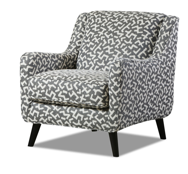 Southern Home Furnishings - Downunder Denim Accent Chair in Multi - 240-C Downunder Denim-MTO - GreatFurnitureDeal