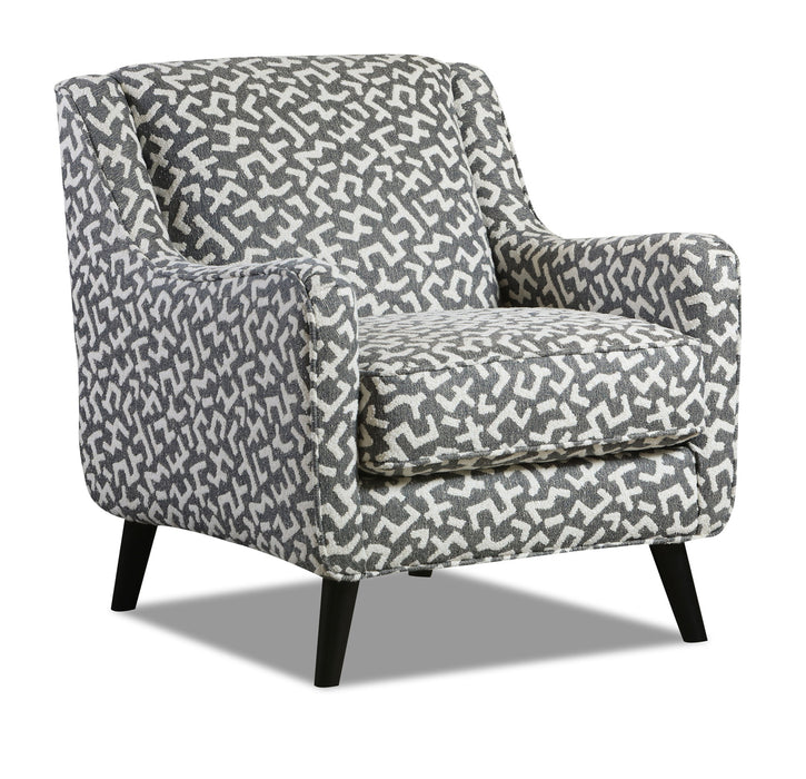 Southern Home Furnishings - Downunder Denim Accent Chair in Multi - 240-C Downunder Denim-MTO - GreatFurnitureDeal