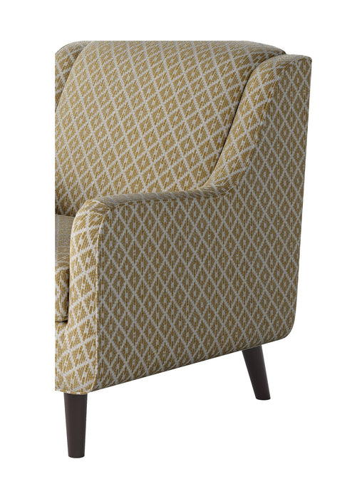 Southern Home Furnishings - Owen Straw Accent Chair in Green - 240-C Owen Straw-MTO - GreatFurnitureDeal