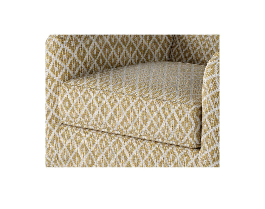 Southern Home Furnishings - Owen Straw Accent Chair in Green - 240-C Owen Straw-MTO - GreatFurnitureDeal