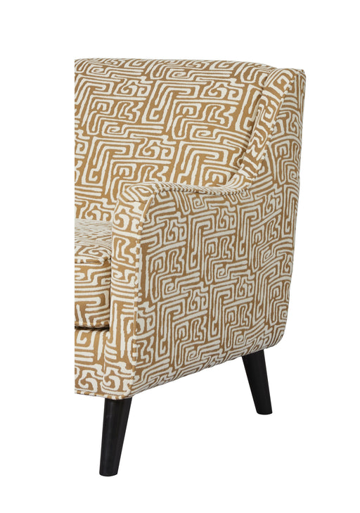 Southern Home Furnishings - Zeitgeist Squash Accent Chair in Gold and Beige - 240-C Zeitgeist Squash - GreatFurnitureDeal