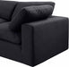 Meridian Furniture - Comfy 158" Linen Textured Fabric Upholstered 6 Piece Modular Sectional - 187Black-Sec6A - GreatFurnitureDeal