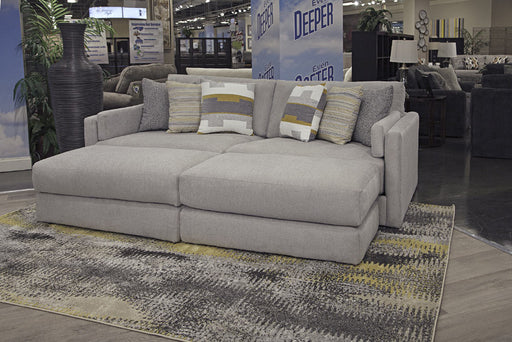Jackson Furniture - Trevor 4 Piece Sectional Sofa in Chalk/Eclipse - 2405-01-01-77-77-CHALK - GreatFurnitureDeal
