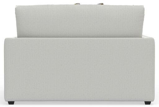 Jackson Furniture - Trevor Chair 1/2 with Storage Ottoman in Chalk - 240501-240577-CHALK - GreatFurnitureDeal