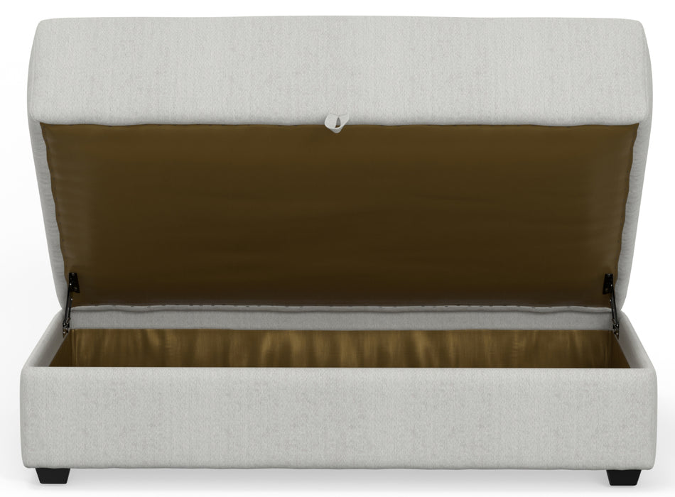 Jackson Furniture - Trevor 4 Piece Sectional Sofa in Chalk/Eclipse - 2405-01-01-77-77-CHALK-MTO - GreatFurnitureDeal