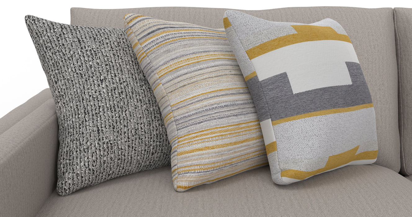 Jackson Furniture - Trevor Sofa in Nickel - 240536-37-NICKEL - GreatFurnitureDeal