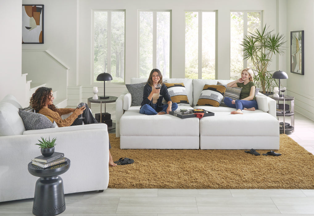 Jackson Furniture - Trevor Sofa in Chalk - 240536-37-CHALK - GreatFurnitureDeal