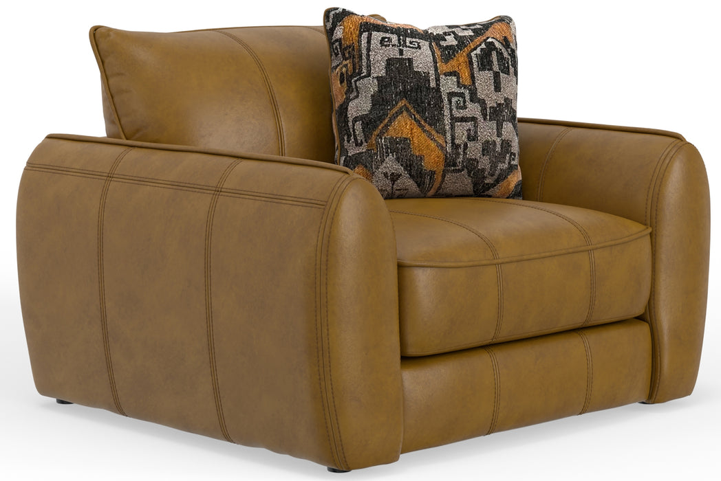 Jackson Furniture - Corvara 3 Piece Living Room Set in Caramel - 2406-03-02-01-CARAMEL-MTO - GreatFurnitureDeal