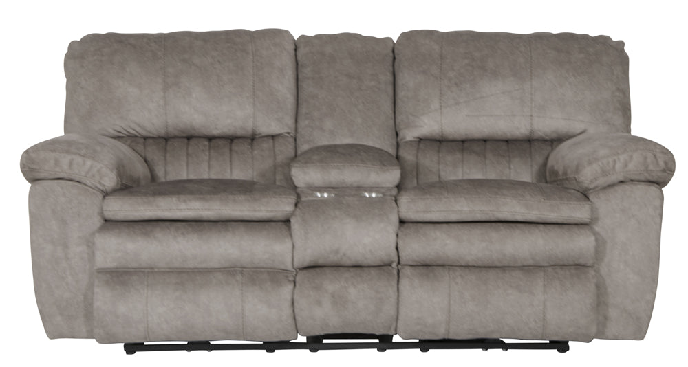Catnapper - Reyes Power Reclining Console Loveseat in Graphite - 62409-279228-Graphite
