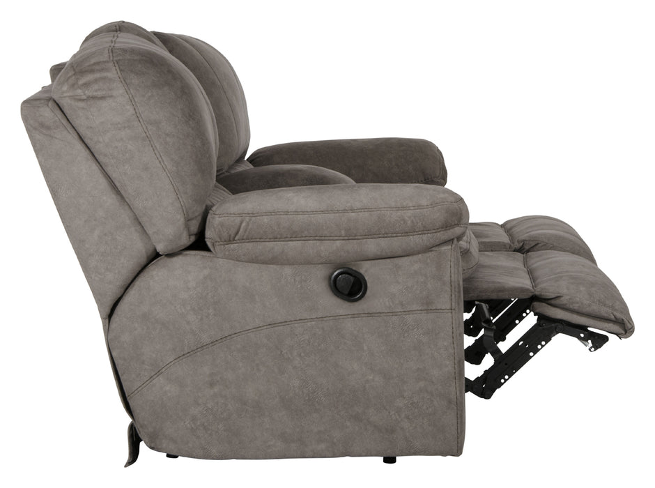 Catnapper - Reyes Reclining Console Loveseat in Graphite - 2409-279228-Graphite