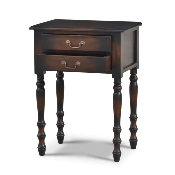 Bramble - Tucker 2 Drawer Side Table - BR-24112 - GreatFurnitureDeal