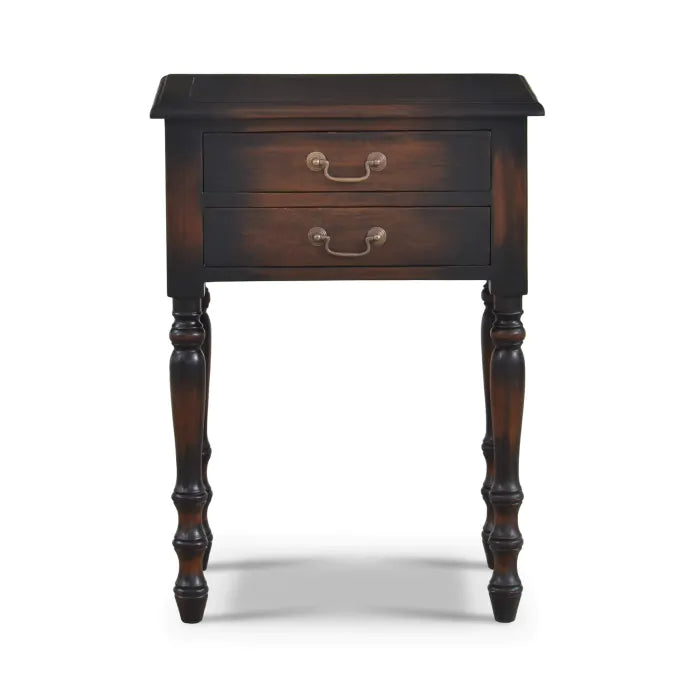 Bramble - Tucker 2 Drawer Side Table - BR-24112 - GreatFurnitureDeal