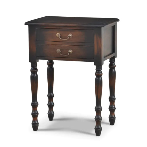 Bramble - Tucker 2 Drawer Side Table - BR-24112 - GreatFurnitureDeal