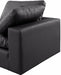 Meridian Furniture - Comfy 119" Vegan Leather Upholstered 5 Piece Modular Sectional - 188Black-Sec5C - GreatFurnitureDeal