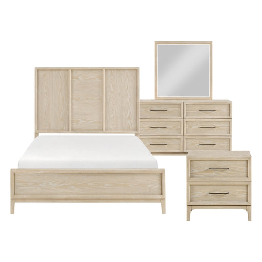 Homelegance - Oakmont 4 Piece Queen Bedroom Set in Light Brown - 2418-1*4 - GreatFurnitureDeal