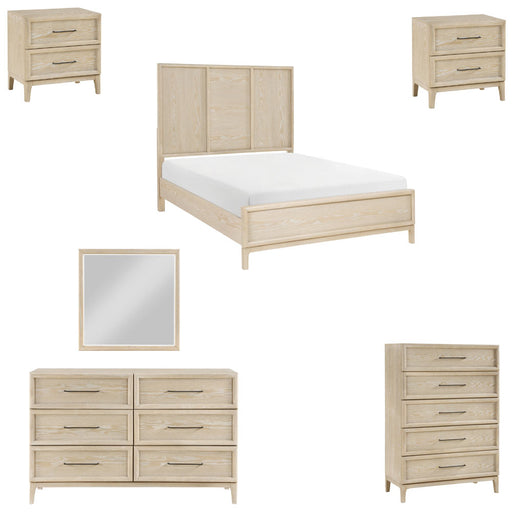 Homelegance - Oakmont 6 Piece California King Bedroom Set in Light Brown - 2418K-1CK-6SET - GreatFurnitureDeal