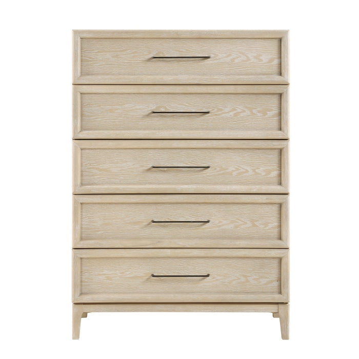 Homelegance - Oakmont 5 Piece Queen Bedroom Set in Light Brown - 2418-1*9 - GreatFurnitureDeal