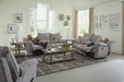 Catnapper - Sadler Lay Flat Reclining Sofa w-Drop Down Table in Mica - 2415-MICA - GreatFurnitureDeal