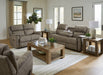 Motion Ease - Laurel Manual Reclining Sofa in Tan - 242-31-17 - GreatFurnitureDeal