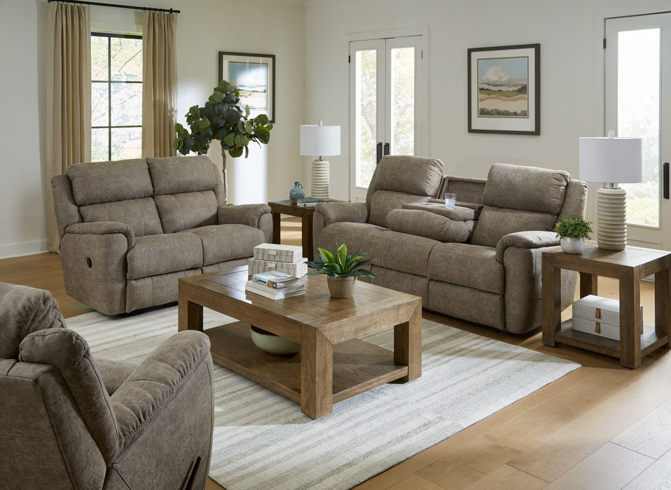 Motion Ease - Laurel Manual Rocker Recliner in Tan - 242-91-17 - GreatFurnitureDeal