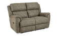Motion Ease - Laurel Manual Loveseat in Tan - 242-20-17 - GreatFurnitureDeal
