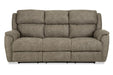 Motion Ease - Laurel Manual Reclining Sofa in Tan - 242-31-17 - GreatFurnitureDeal