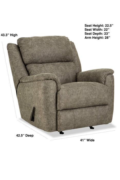 Motion Ease - Laurel Manual Rocker Recliner in Tan - 242-91-17 - GreatFurnitureDeal