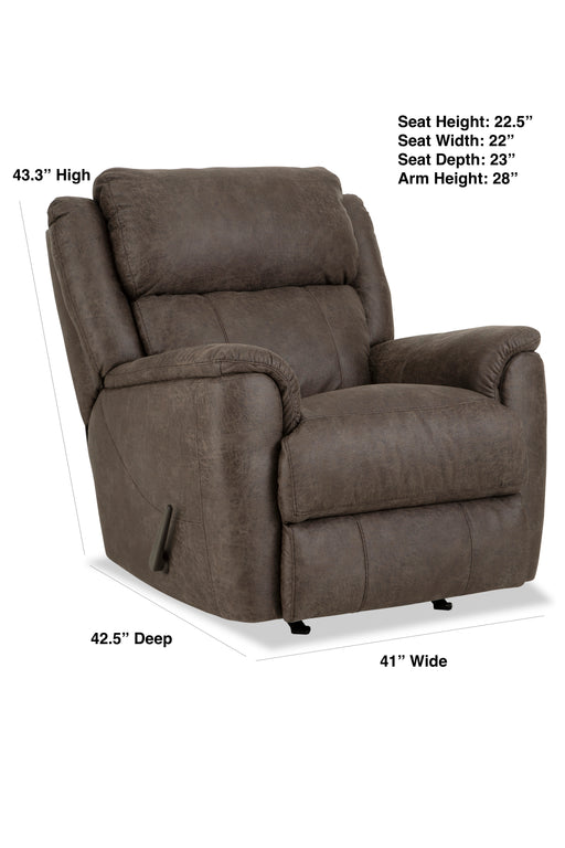 Motion Ease - Laurel Manual Rocker Recliner in Espresso - 242-91-21 - GreatFurnitureDeal