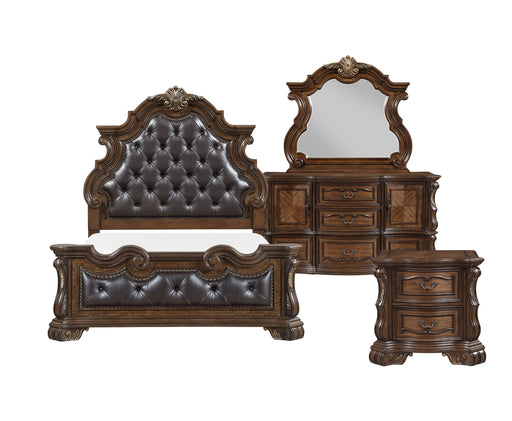Homelegance - Gilmartin 4 Piece King Bedroom Set in Dark Brown - 2424K-1EK*4 - GreatFurnitureDeal