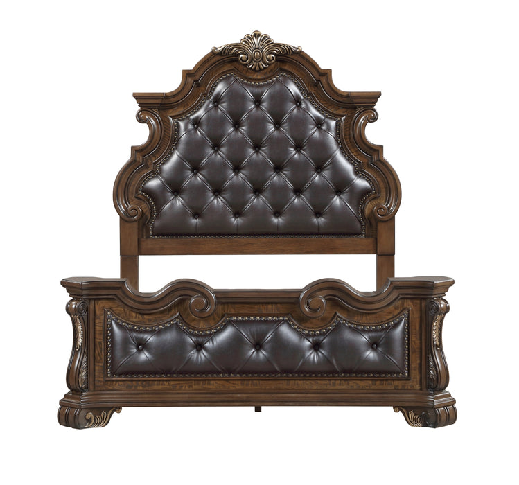 Homelegance - Gilmartin King Bed in Dark Brown - 2424K-1EK* - GreatFurnitureDeal