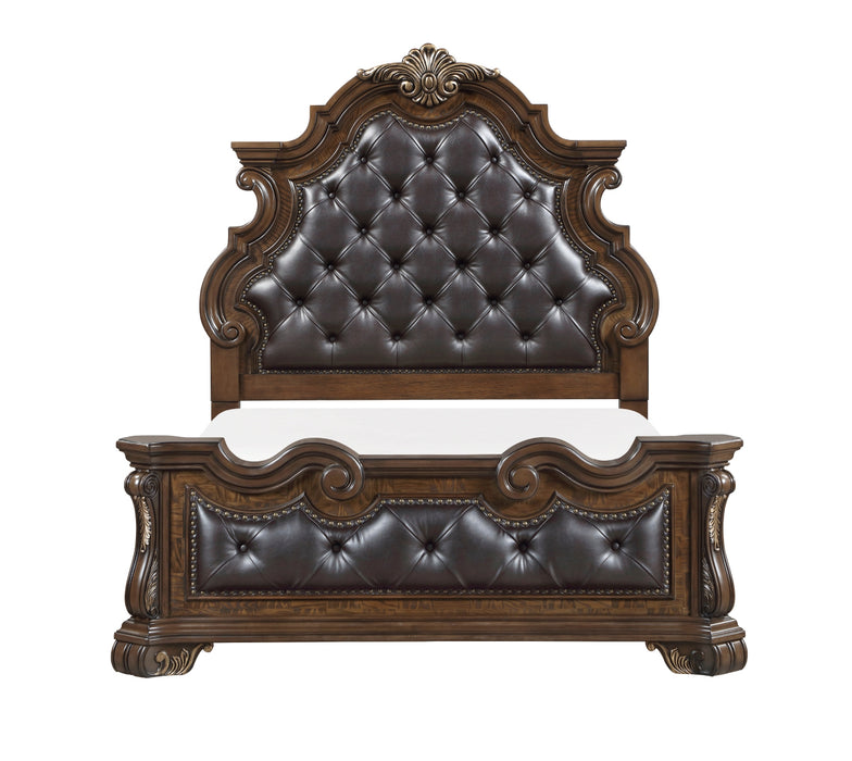 Homelegance - Gilmartin King Bed in Dark Brown - 2424K-1EK* - GreatFurnitureDeal