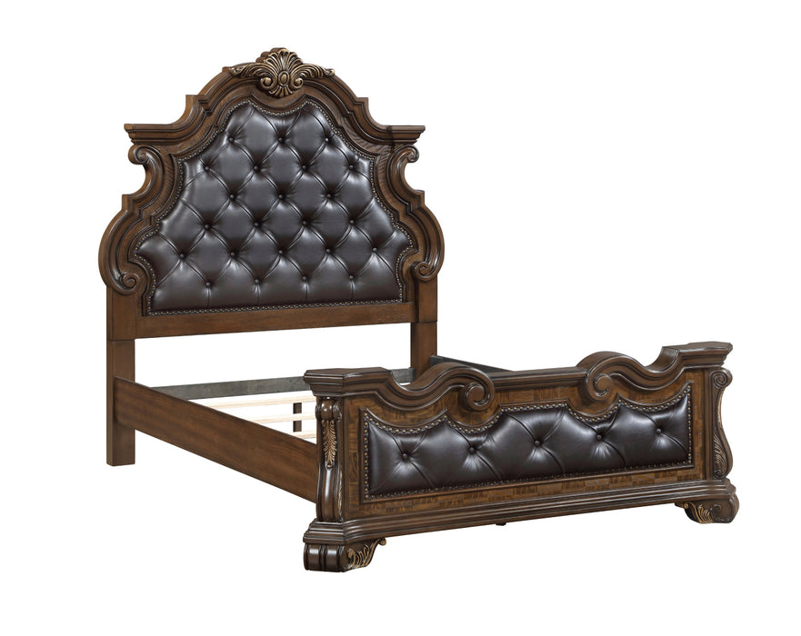 Homelegance - Gilmartin King Bed in Dark Brown - 2424K-1EK* - GreatFurnitureDeal