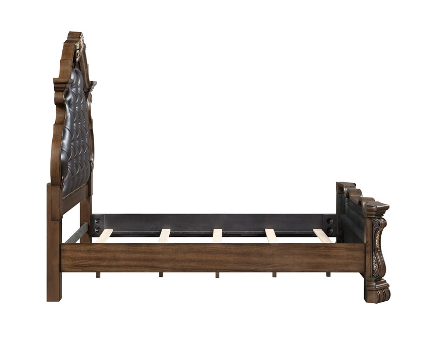 Homelegance - Gilmartin King Bed in Dark Brown - 2424K-1EK* - GreatFurnitureDeal
